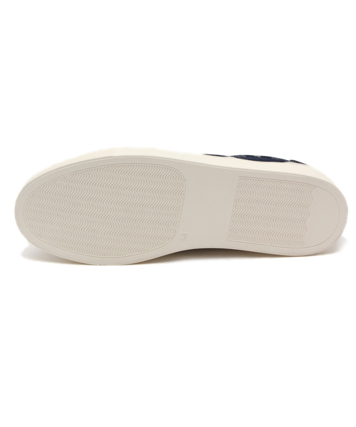 VENCEEXCHANGE（ヴァンスエクスチェンジ）の「デニム迷彩スリッポン               （スリッポン・メンズ・ネイビー・MEDIUM/LARGE）」の3枚目の写真