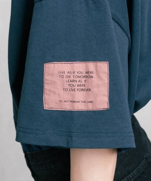 Adoon plain(アドーンプレーン)の「【Adoon plain】サイドモチーフビックシルエットTシャツ(Tシャツ/カットソー・メンズ・A/B/C/D・MEDIUM/LARGE)」の18枚目の写真