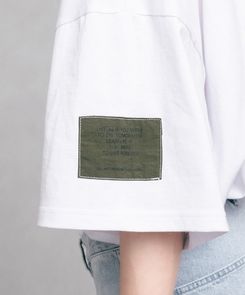 Adoon plain(アドーンプレーン)の「【Adoon plain】サイドモチーフビックシルエットTシャツ(Tシャツ/カットソー・メンズ・A/B/C/D・MEDIUM/LARGE)」の14枚目の写真