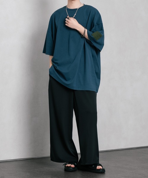 Adoon plain(アドーンプレーン)の「【Adoon plain】サイドモチーフビックシルエットTシャツ(Tシャツ/カットソー・メンズ・A/B/C/D・MEDIUM/LARGE)」の19枚目の写真