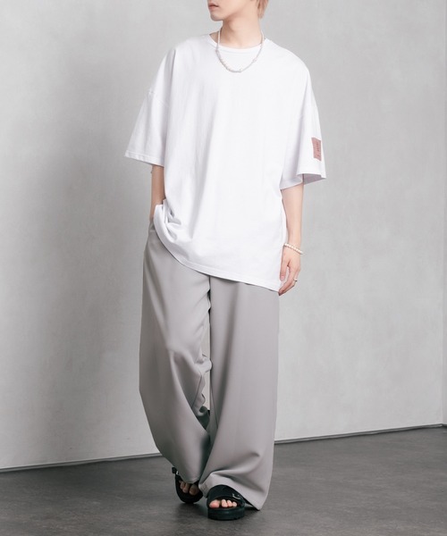 Adoon plain(アドーンプレーン)の「【Adoon plain】サイドモチーフビックシルエットTシャツ(Tシャツ/カットソー・メンズ・A/B/C/D・MEDIUM/LARGE)」の5枚目の写真