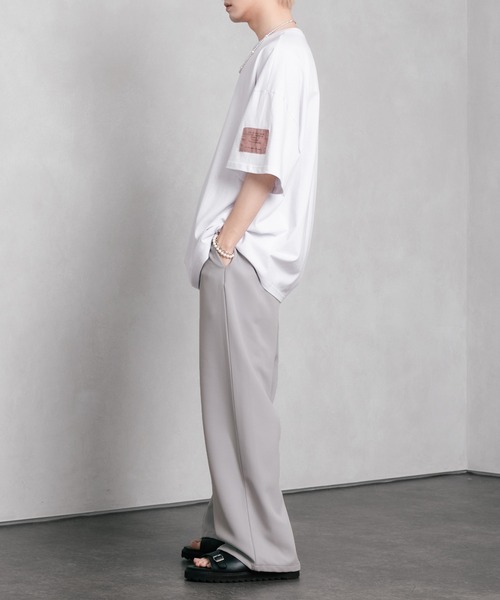 Adoon plain(アドーンプレーン)の「【Adoon plain】サイドモチーフビックシルエットTシャツ(Tシャツ/カットソー・メンズ・A/B/C/D・MEDIUM/LARGE)」の6枚目の写真