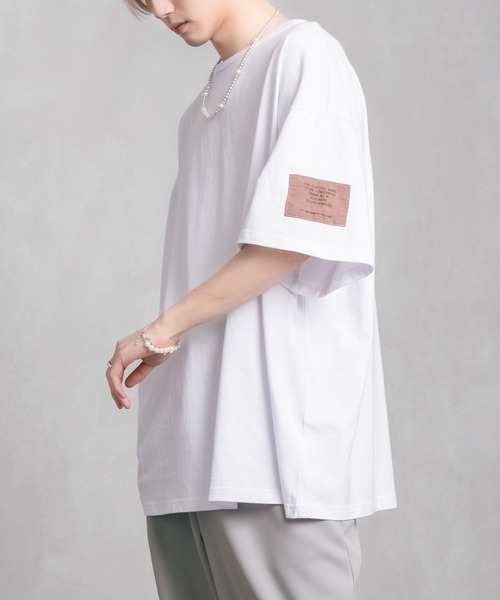 Adoon plain(アドーンプレーン)の「【Adoon plain】サイドモチーフビックシルエットTシャツ(Tシャツ/カットソー・メンズ・A/B/C/D・MEDIUM/LARGE)」の8枚目の写真