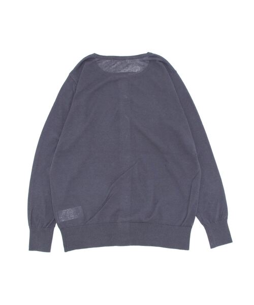 Te chichi（テチチ）の「ハイツイストコットンクルーネックカーディガン（カーディガン/ボレロ・レディース・パープル/オフホワイト/グリーン/チャコール・ﾌﾘ-）」の5枚目の写真