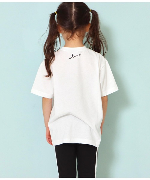 ANAP kids(アナップキッズ)の「バケーションフォトビッグTシャツ(Tシャツ/カットソー・キッズ・ブラック/ベージュ/ホワイト・130cm/120cm/110cm)」の13枚目の写真