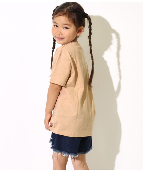 ANAP kids(アナップキッズ)の「バケーションフォトビッグTシャツ(Tシャツ/カットソー・キッズ・ブラック/ベージュ/ホワイト・130cm/120cm/110cm)」の15枚目の写真
