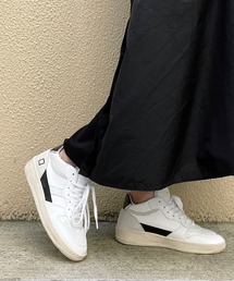 D.A.T.E. | 【D.A.T.E.】COURT 2.0 MID POP WHITE-BLACK(スニーカー)