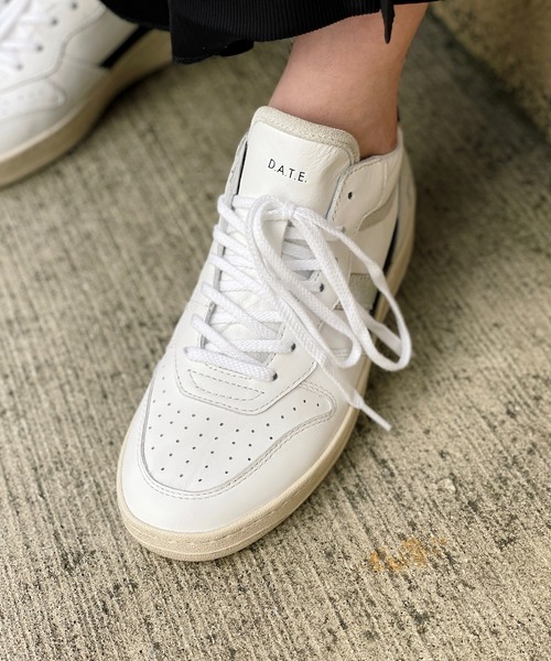 D.A.T.E.（デイト）の「【D.A.T.E.】COURT 2.0 MID POP WHITE-BLACK（スニーカー・レディース・ホワイト・38/37）」の14枚目の写真