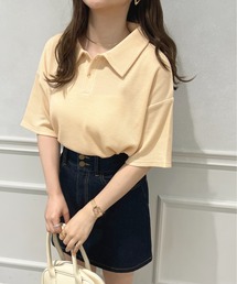 ワッフルポロトップス【ZOZOTOWN限定アイテム】