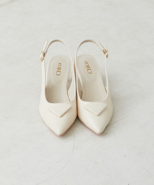 Chico（チコ）の「モチーフ付きポインテッドパンプス（サンダル・レディース・アイボリー/ブラック/ベージュ・SMALL/MEDIUM/LARGE）」の18枚目の写真