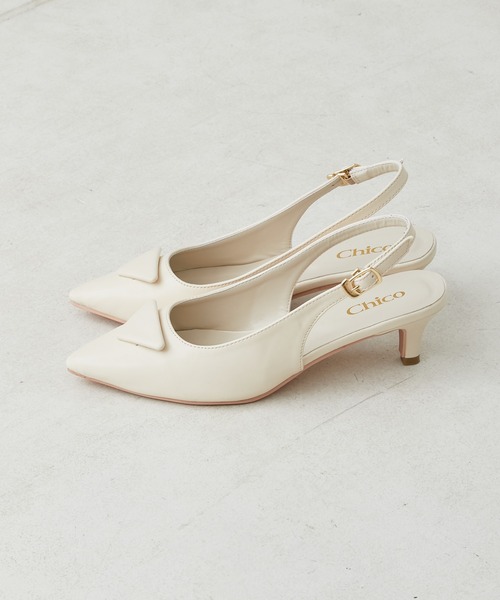 Chico（チコ）の「モチーフ付きポインテッドパンプス（サンダル・レディース・アイボリー/ブラック/ベージュ・SMALL/MEDIUM/LARGE）」の21枚目の写真