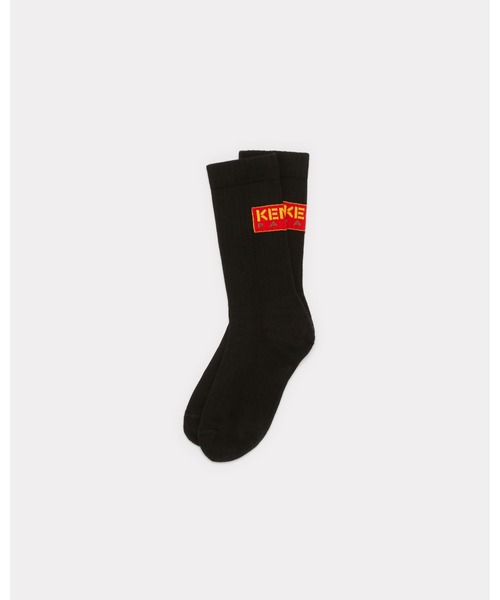 KENZO（ケンゾー）の「Kenzo Paris Logo ソックス（ソックス/靴下・レディース・ベージュ系その他/ブラック系その他5/グリーン系その他/イエロー系その他/ピンク系その他2/ホワイト系その他/ブラック系その他・L/S/M）」の3枚目の写真