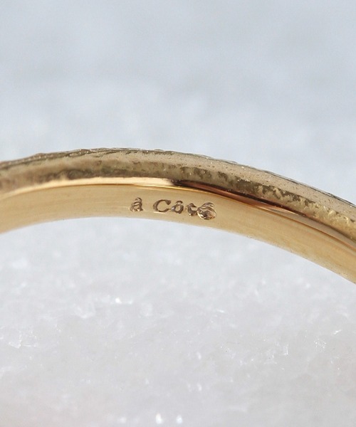 a cote(アコテ)の「【WEB限定】a Cote◆silver925 ピンクトルマリン オーバル ゴールド マットリング (ニッケルフリー)(リング・レディース・ピンク・#11)」の6枚目の写真