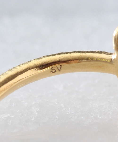 a cote(アコテ)の「【WEB限定】a Cote◆silver925 ピンクトルマリン オーバル ゴールド マットリング (ニッケルフリー)(リング・レディース・ピンク・#11)」の5枚目の写真