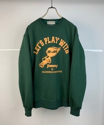 WILDERNESS EXPERIENCE/ウィルダネス エクスペリエンス ウィルダネス × ジムニー WD×JIMNY ウイングジムニーカレッジクルーネック WD22AW-JM02