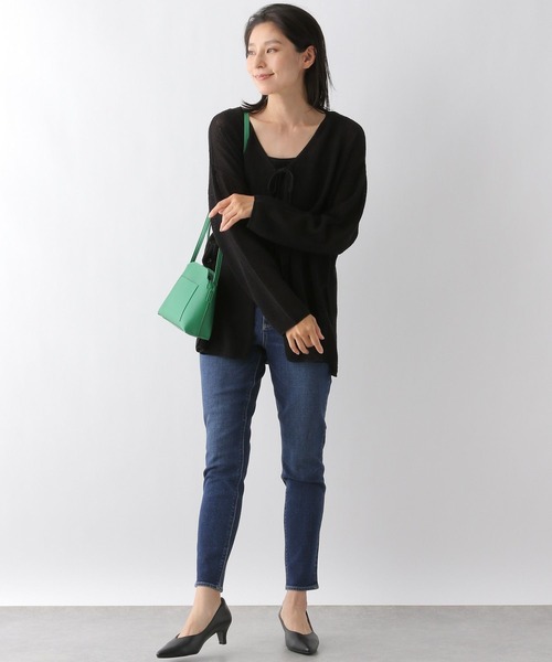 LEPSIM（レプシィム）の「スリムフィットデニムパンツ　281125（デニムパンツ・レディース・ネイビー/ブルー・SMALL/MEDIUM/LARGE/X-SMALL/LL）」の15枚目の写真