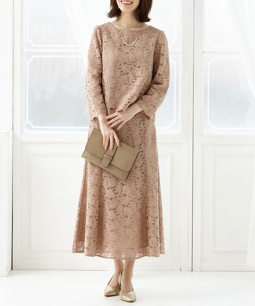 AIMER（エメ）の「マーメイドラインレーススカート（スカート・レディース・ラベンダー/ネイビー/モカ/ピンクベージュ・LARGE/MEDIUM）」の20枚目の写真