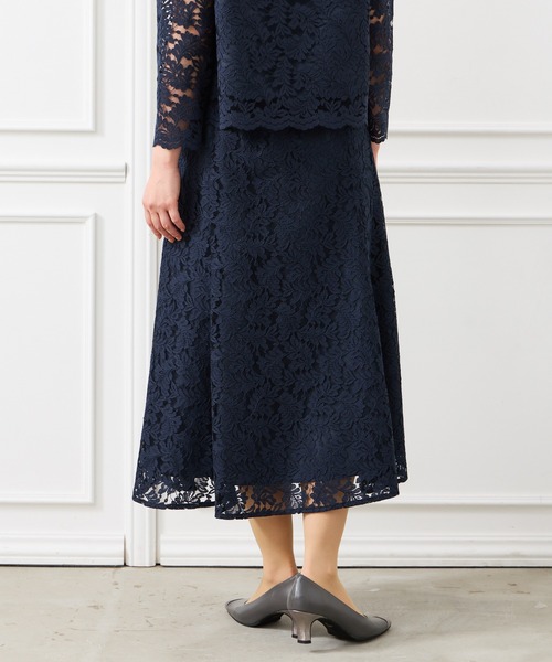 AIMER（エメ）の「マーメイドラインレーススカート（スカート・レディース・ラベンダー/ネイビー/モカ/ピンクベージュ・LARGE/MEDIUM）」の22枚目の写真