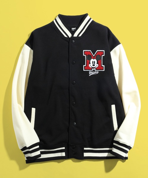 Disney(ディズニー)の「【DISNEY/ディズニー】ミッキー バックデザイン カレッジライクスタジャン/CORPUS TOKYO別注(スタジャン・メンズ・ブラック/グリーン/ブラック系その他/グリーン系その他/ブルー系その他/ネイビー・M/L/LL)」の13枚目の写真