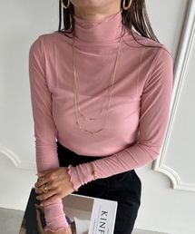 メロウハイネックシアーTOPS