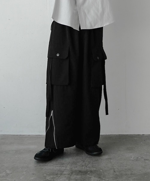 CASPER JOHN(キャスパージョン)の「カーゴパンツ(カーゴパンツ・メンズ・ブラック・SMALL)」の2枚目の写真