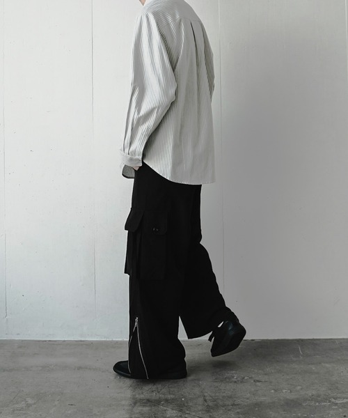 CASPER JOHN(キャスパージョン)の「カーゴパンツ(カーゴパンツ・メンズ・ブラック・SMALL)」の4枚目の写真