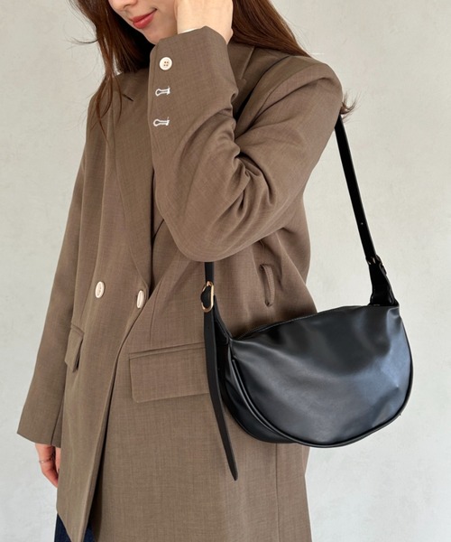 【送料無料】MOON Shoulder bag ショルダーバッグ ショルダーバッグ バッグ round moon shoulder bag／ワン
