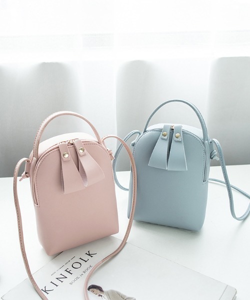 NiiNa（ニーナ）の「【NiiNa】スクウェアミニ2wayバッグ（ショルダーバッグ・レディース・ブラック/ピンク/ブルー・FREE）」の6枚目の写真