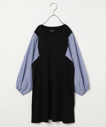 GLOBAL WORK | オシャ楽ドッキングワンピース/157702(ワンピース)