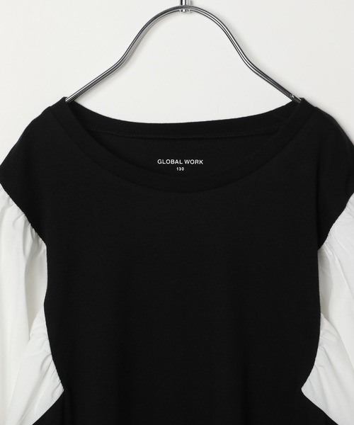 GLOBAL WORK（グローバルワーク）の「オシャ楽ドッキングワンピース/157702（ワンピース・キッズ・ブラック/その他・110cm/100cm/130cm/120cm/140cm/150cm/160cm）」の4枚目の写真