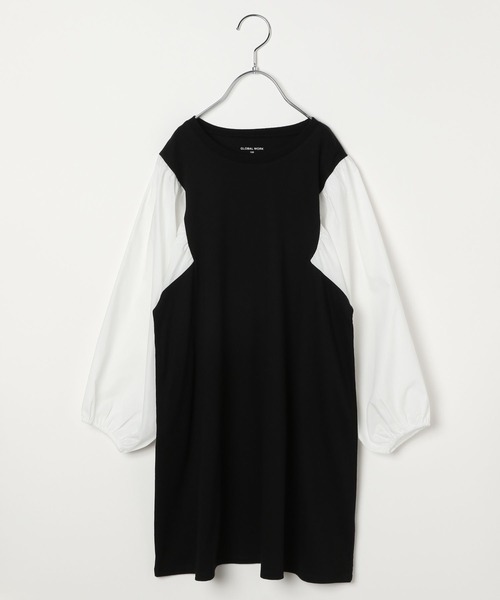 GLOBAL WORK（グローバルワーク）の「オシャ楽ドッキングワンピース/157702（ワンピース・キッズ・ブラック/その他・110cm/100cm/130cm/120cm/140cm/150cm/160cm）」の16枚目の写真