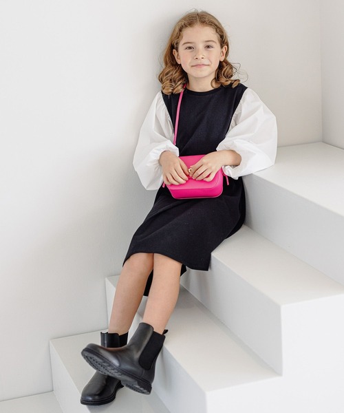 GLOBAL WORK（グローバルワーク）の「オシャ楽ドッキングワンピース/157702（ワンピース・キッズ・ブラック/その他・110cm/100cm/130cm/120cm/140cm/150cm/160cm）」の11枚目の写真