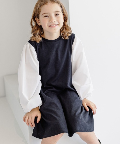 GLOBAL WORK（グローバルワーク）の「オシャ楽ドッキングワンピース/157702（ワンピース・キッズ・ブラック/その他・110cm/100cm/130cm/120cm/140cm/150cm/160cm）」の14枚目の写真