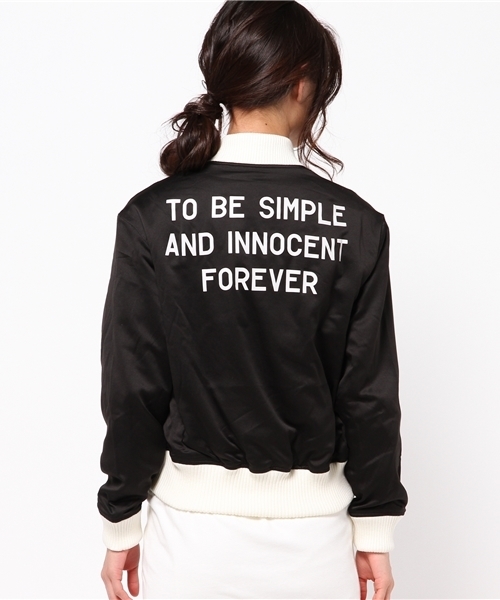 MOUSSY（マウジー）の「VITAGE SPORTS JK（その他アウター・レディース・ブラック/カーキ系・2/1）」の5枚目の写真