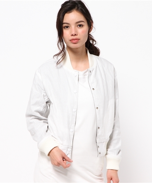 MOUSSY（マウジー）の「VITAGE SPORTS JK（その他アウター・レディース・ブラック/カーキ系・2/1）」の21枚目の写真