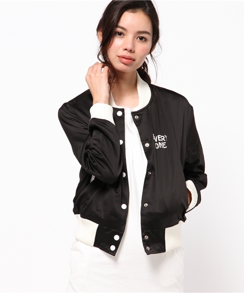 MOUSSY（マウジー）の「VITAGE SPORTS JK（その他アウター・レディース・ブラック/カーキ系・2/1）」の22枚目の写真