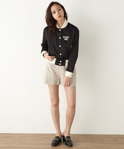 MOUSSY（マウジー）の「VITAGE SPORTS JK（その他アウター・レディース・ブラック/カーキ系・2/1）」の11枚目の写真