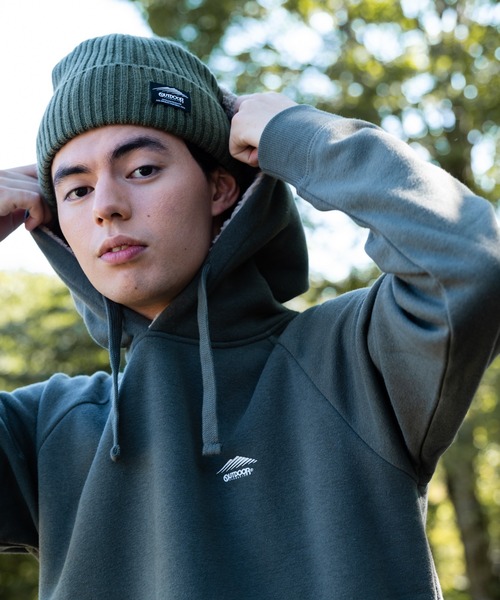 OUTDOOR PRODUCTS（アウトドアプロダクツ）の「【OUTDOOR PRODUCTS/アウトドアプロダクツ】身頃ボア　ワンポイントブランドロゴ　プルオーバーパーカー（パーカー・メンズ・ライトブラウン/オリーブ/ブラック/杢グレー/ワイン/アイボリー/ネイビー/ライトグリーン/ベージュ・LARGE/MEDIUM/X-LARGE）」の15枚目の写真