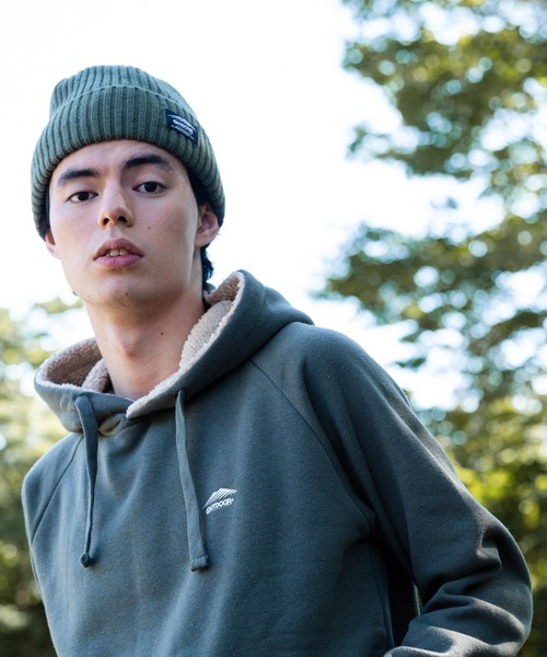 OUTDOOR PRODUCTS（アウトドアプロダクツ）の「【OUTDOOR PRODUCTS/アウトドアプロダクツ】身頃ボア　ワンポイントブランドロゴ　プルオーバーパーカー（パーカー・メンズ・ライトブラウン/オリーブ/ブラック/杢グレー/ワイン/アイボリー/ネイビー/ライトグリーン/ベージュ・LARGE/MEDIUM/X-LARGE）」の16枚目の写真