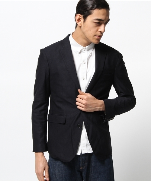 CIAOPANIC TYPY（チャオパニックティピー）の「クールマックスカルゼJK（テーラードジャケット・メンズ・ブラック/ネイビー・SMALL/MEDIUM/LARGE）」の3枚目の写真