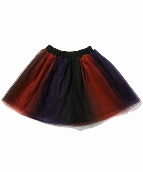 SHOO・LA・RUE（シューラルー）の「◆【100-130cm】チュールリバーシブルスカート（スカート・キッズ・オレンジ系その他5/ブラック・10/11/12/13）」の5枚目の写真