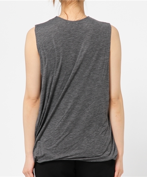 Sheta（シータ）の「シフォン天竺二重タンク（Tシャツ/カットソー・レディース・アイボリー/グレー・FREE）」の5枚目の写真