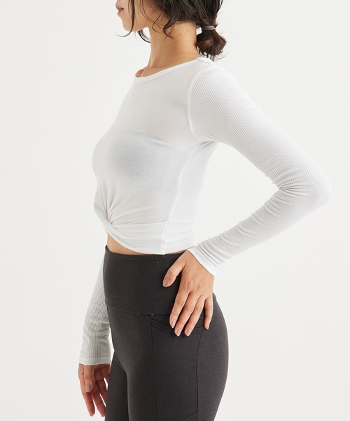【alo】COVER LONG SLEEVE TOP カバーロングスリーブトップ
