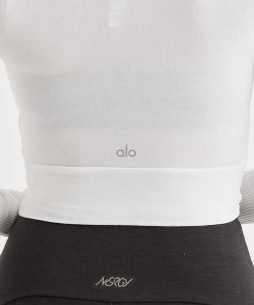 【alo】COVER LONG SLEEVE TOP カバーロングスリーブトップ