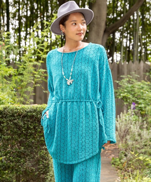 チャイハネ（チャイハネ）の「【チャイハネ】ピレッタトップス（その他トップス・レディース・レッド/ブルー/グリーン/ベージュ・FREE）」の4枚目の写真