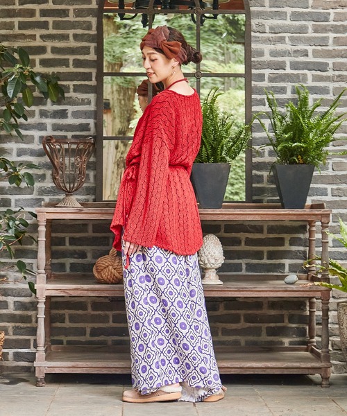 チャイハネ（チャイハネ）の「【チャイハネ】ピレッタトップス（その他トップス・レディース・レッド/ブルー/グリーン/ベージュ・FREE）」の19枚目の写真