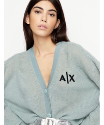 ARMANI EXCHANGE | 【A|X アルマーニ エクスチェンジ】A|Xロゴ　モヘアニットショートカーディガン(カーディガン/ボレロ)