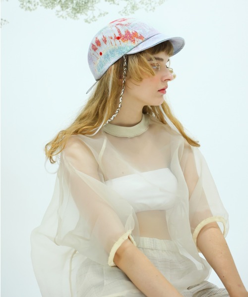 bedsidedrama（ベットサイドドラマ）の「bedsidedrama/ベッドサイドドラマ/Dye JQ jet cap（キャップ・レディース・その他/ブルー・1）」の2枚目の写真