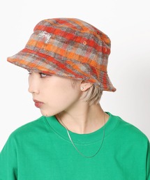 STUSSY | STUSSY/ステューシー Brushed Plaid Bucket Hat バケットハット(ハット)