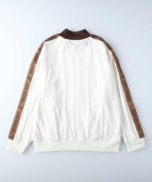 Right-on（ライトオン）の「袖ライントラックジャケット（ジャージ・メンズ・ブラック/ホワイト・XL/L/M）」の3枚目の写真